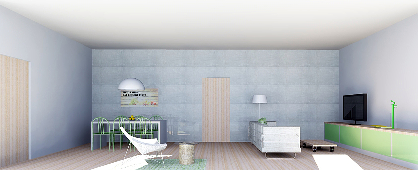 Proyecto de Interiorismo: Reforma salón 12m2