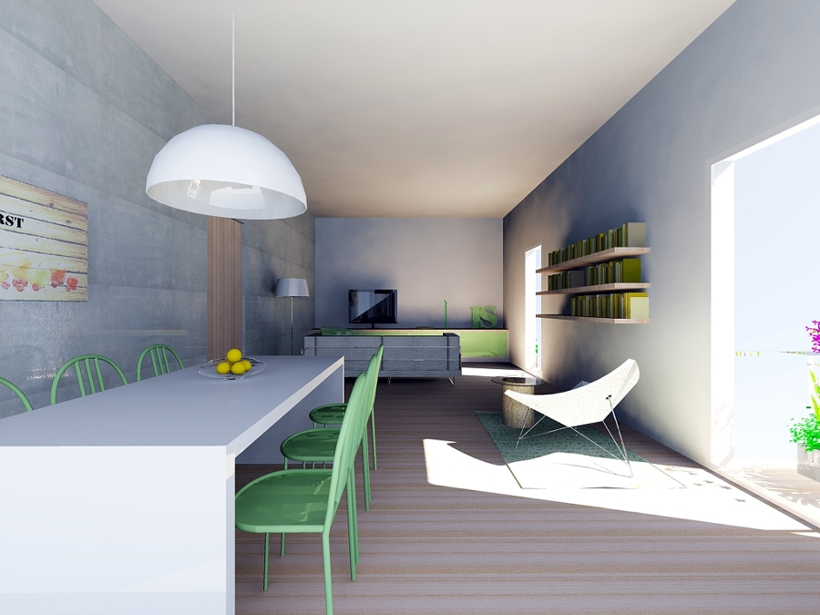 Proyecto de Interiorismo: Reforma salón 12m2