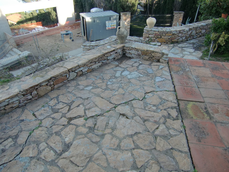 Proyecto de reforma de terrazas exteriores en chalet - antes