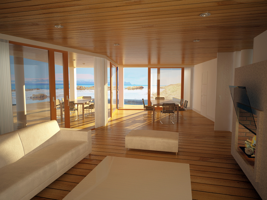 proyecto de vivienda frente al mar