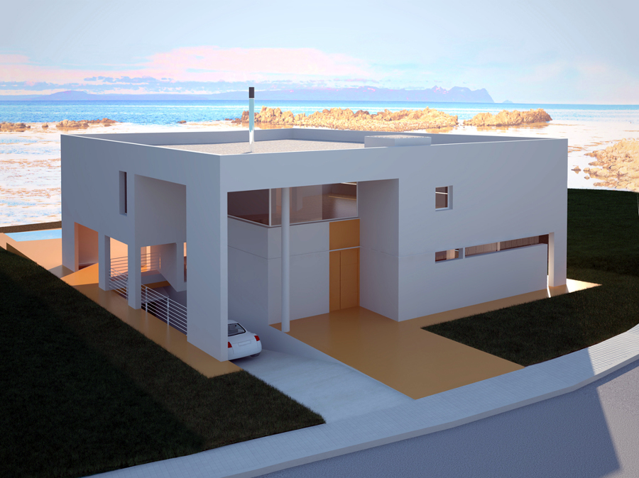 proyecto de vivienda frente al mar
