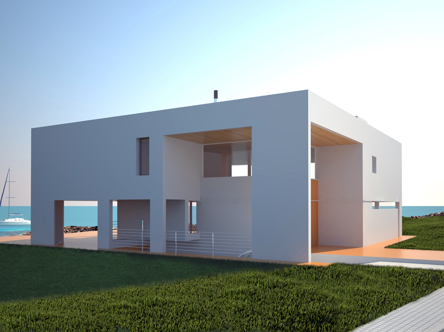 proyecto de vivienda frente al mar