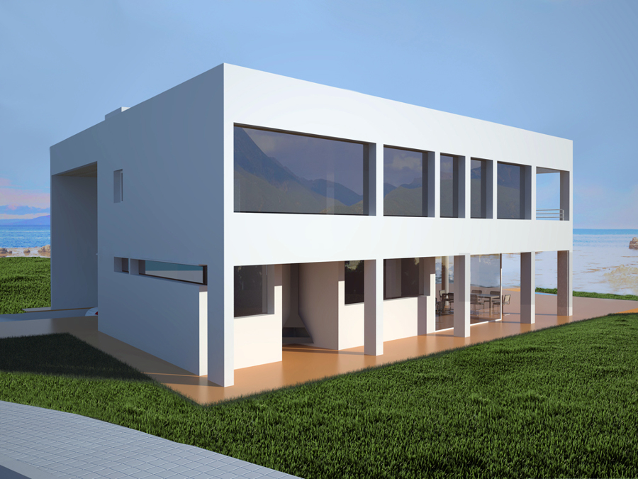 proyecto de vivienda frente al mar