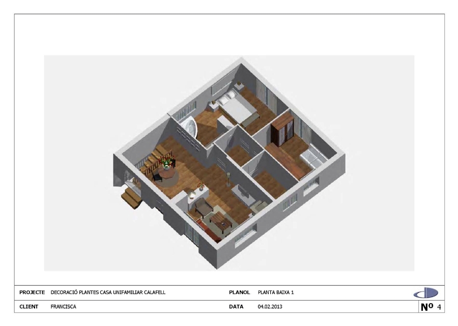Proyecto decoración casa en Calafell