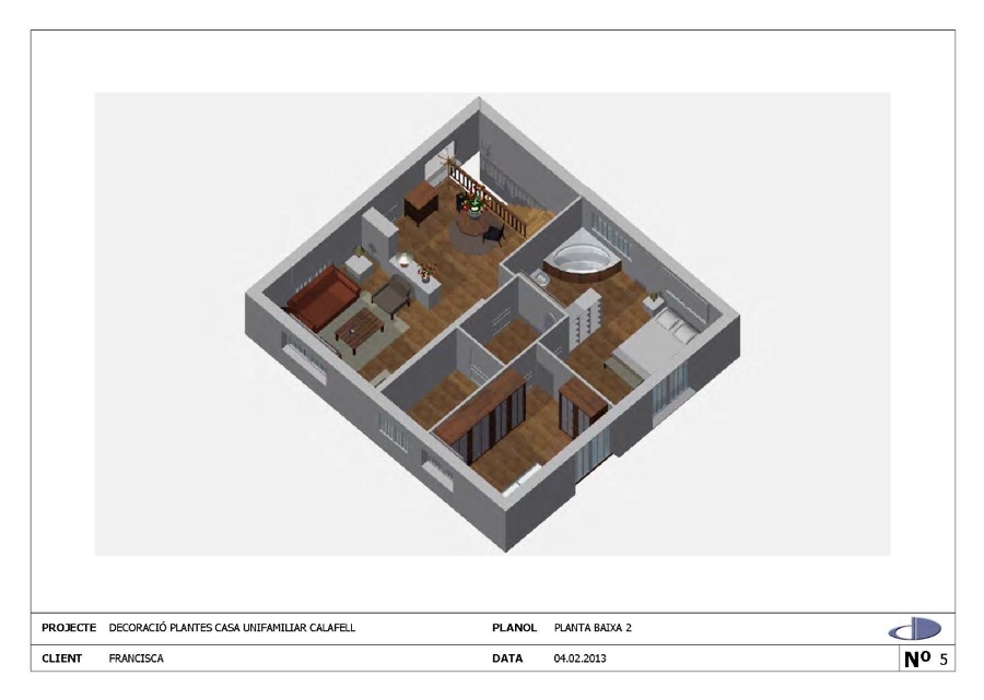 Proyecto decoración casa en Calafell