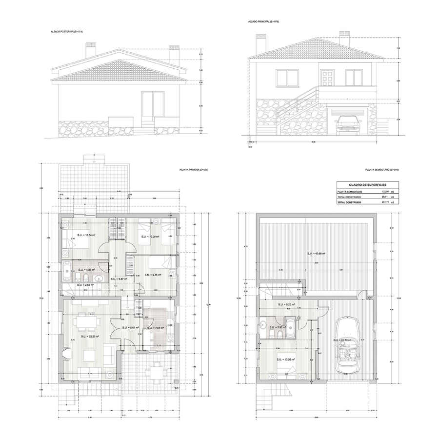 DEMOLICIÓN DE VIVIENDA UNIFAMILIAR EXISTENTE