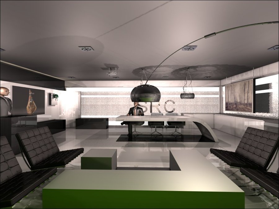 Proyecto Oficina zona reunión