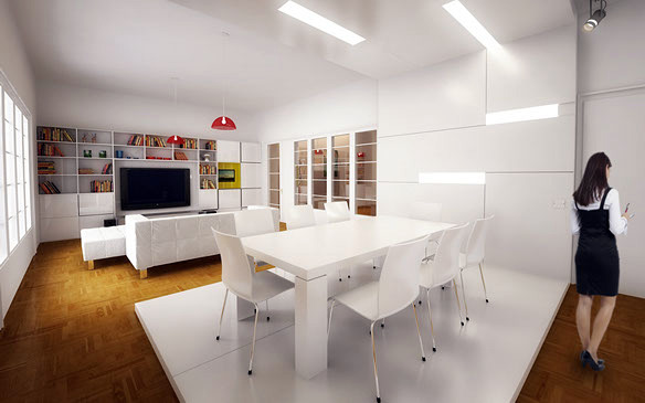 Proyecto, reforma y propuesta de decoración en apartamento para una pareja joven.