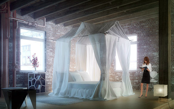 Proyecto, reforma y propuesta de decoración para loft en Madrid.