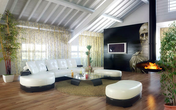 Proyecto, reforma y propuesta de mobiliario en apartamento abuhardillado.