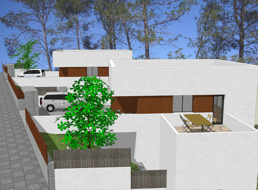 Proyecto viviendas apareadas