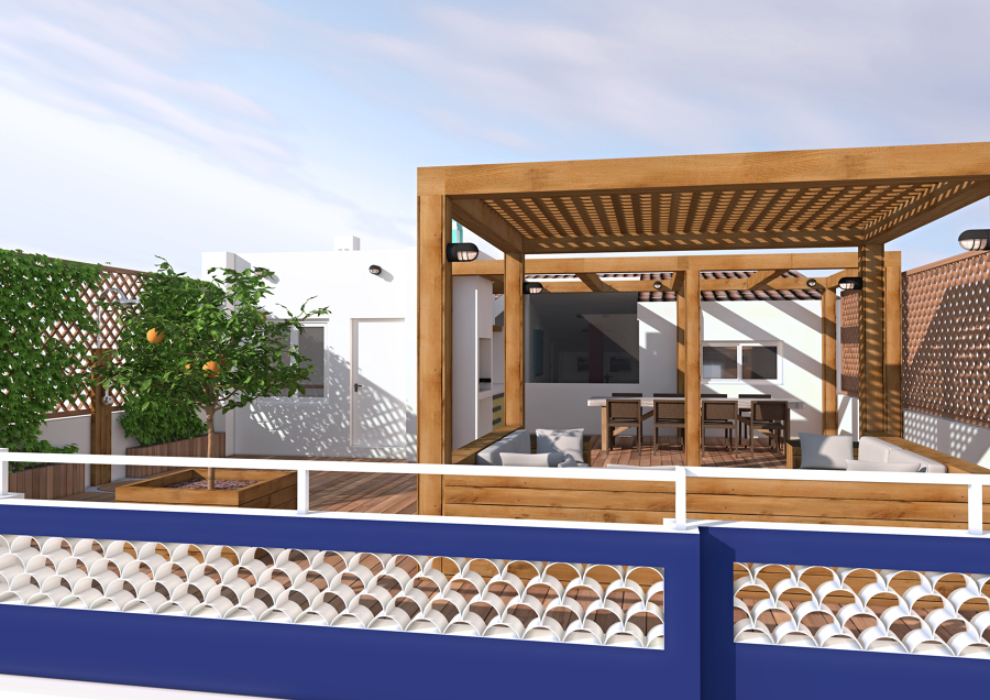 Proyecto y reforma de vivienda - terraza