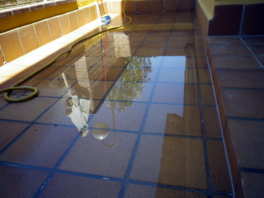 prueba de la impermeabilizacion