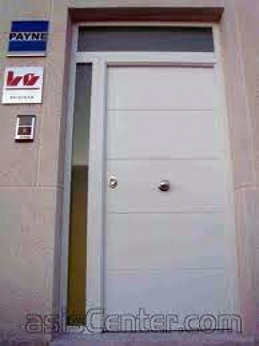 PUERTA ACORAZADA PVC BLANCA 