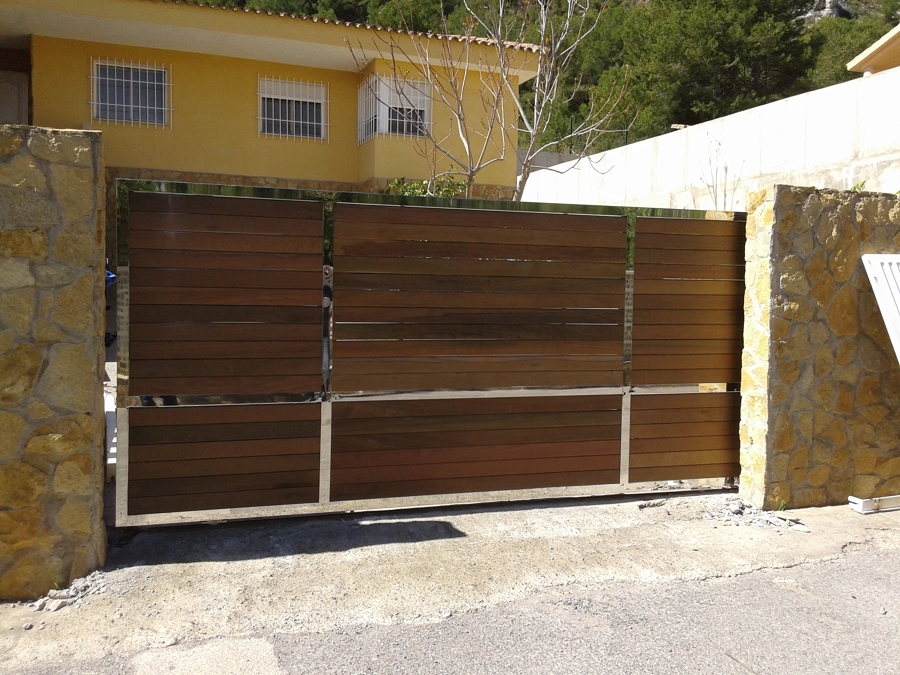 puerta corredera motorizada