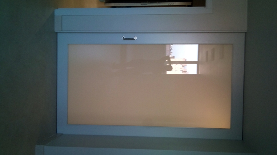 Puerta corredera vidriera