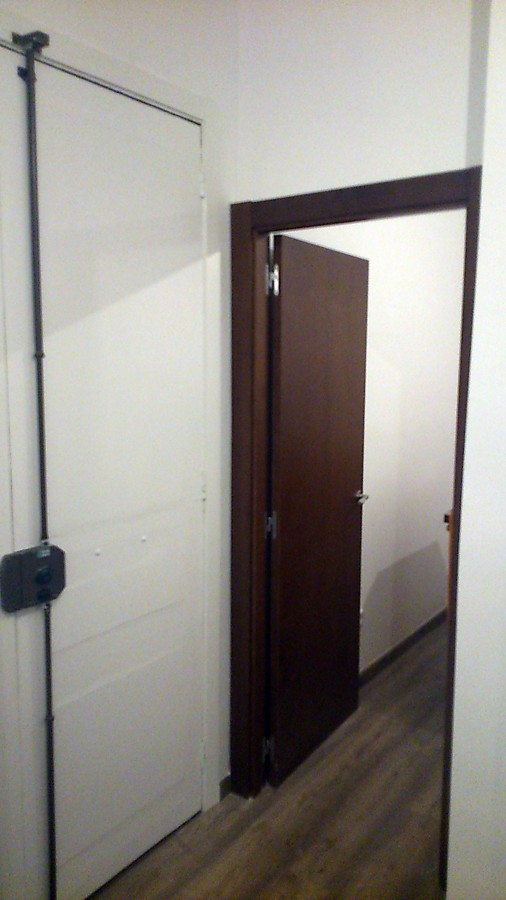 puerta de entrada restaurada