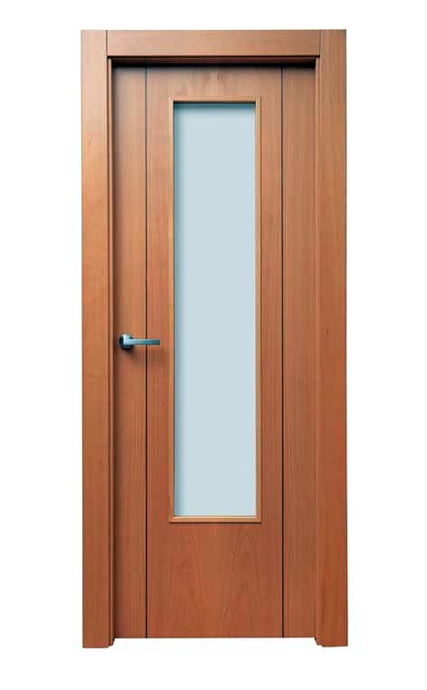 Puerta de paso vidriera