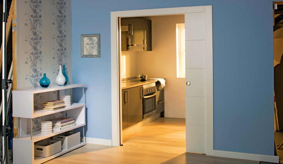 puerta doble corredera