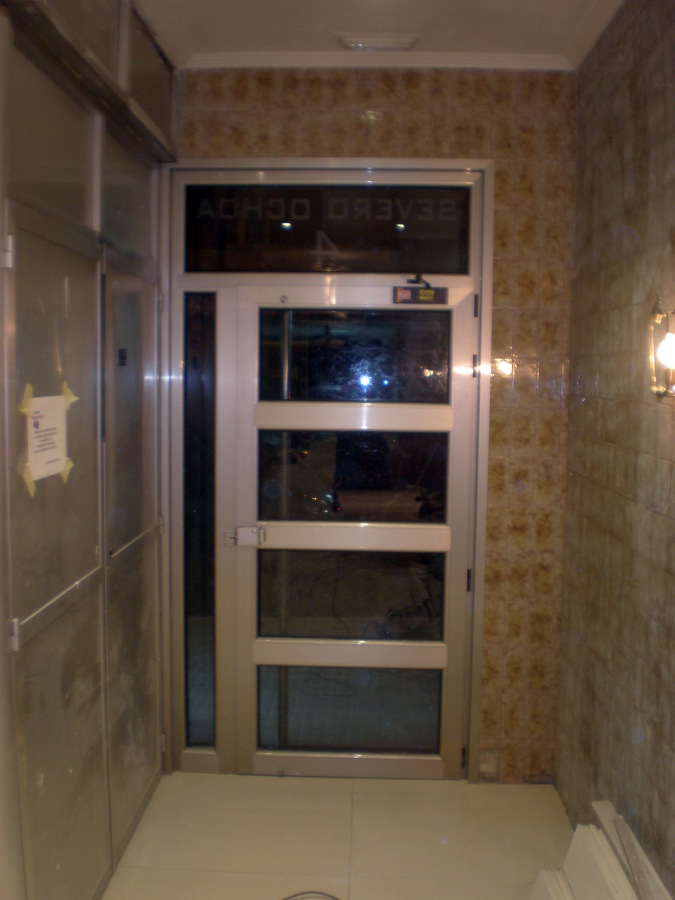 PUERTA NUEVA DE ALUMINIO-REFORMA PORTALC