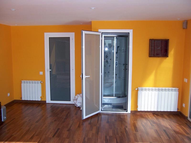 Puertas de aluminio en interior
