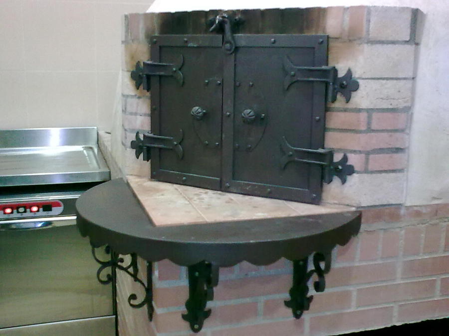 Puertas de horno de leña