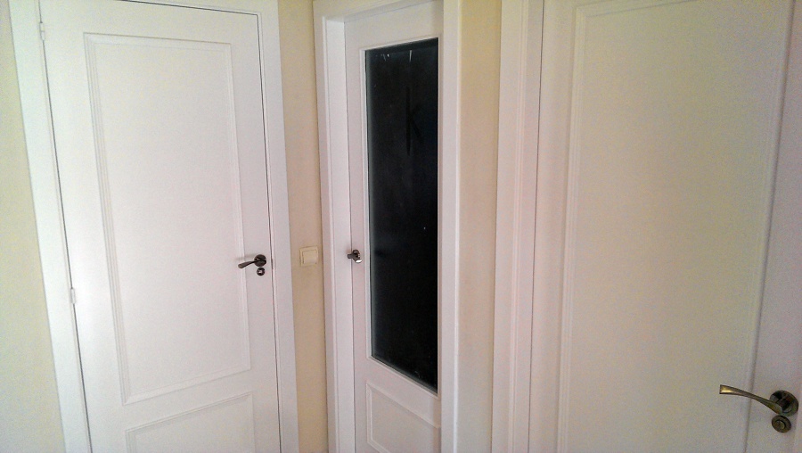 Puertas de paso, antes en roble