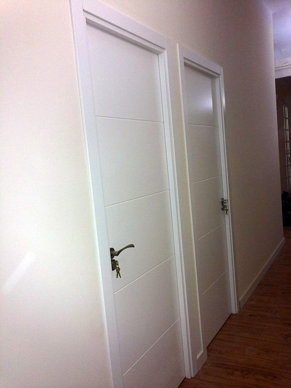 Puertas de paso lacadas modelo mara