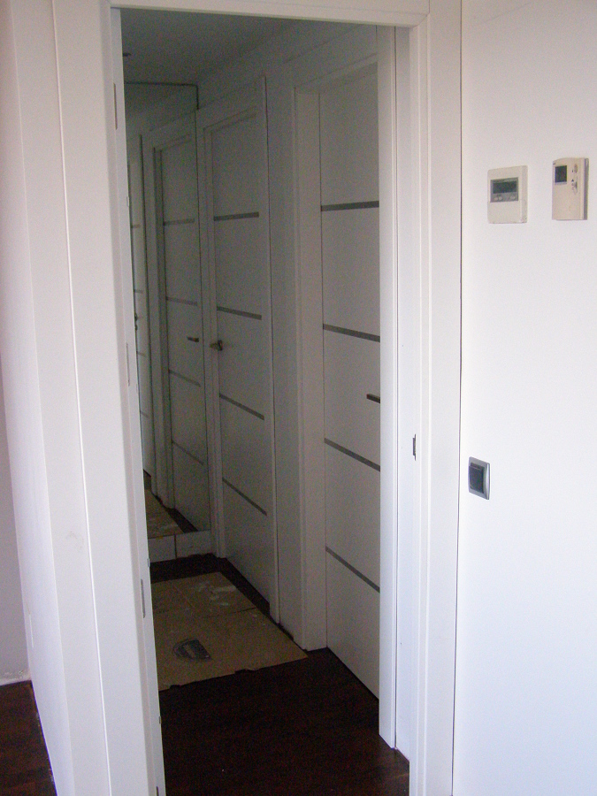 Puertas lacadas con aluminio