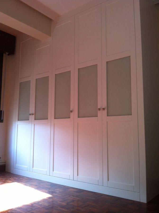 puertas plegables lacadas