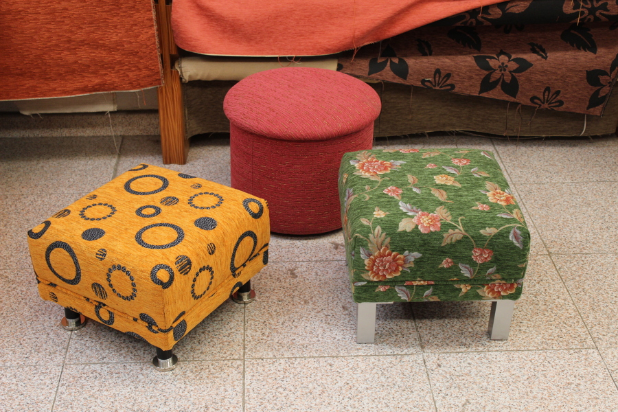 puffs de varios estilos