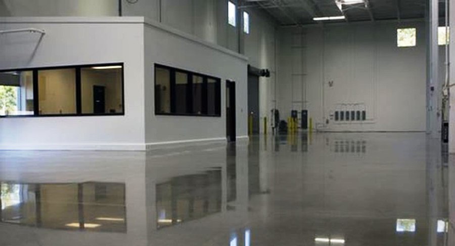 Pavimento de hormigon continuo pulido.