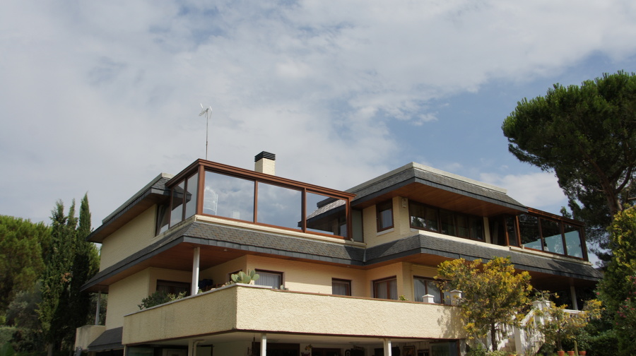 Techo panel sándwich