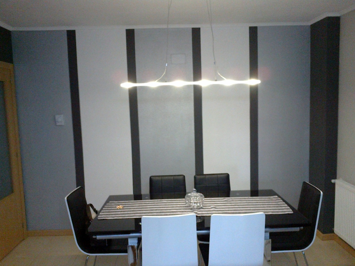 Rallado con pintura metalizada