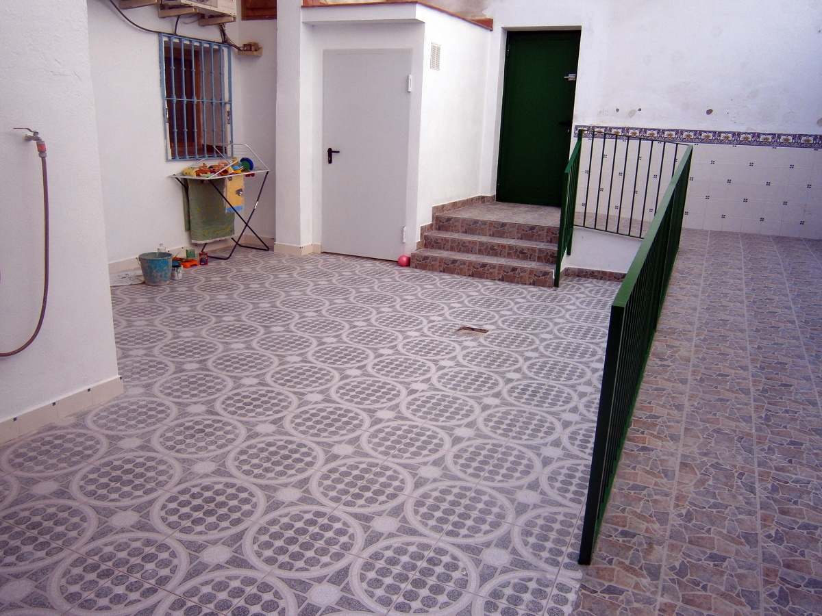 Rampa accesible en guardería