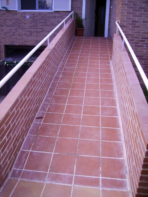 rampa acceso casa