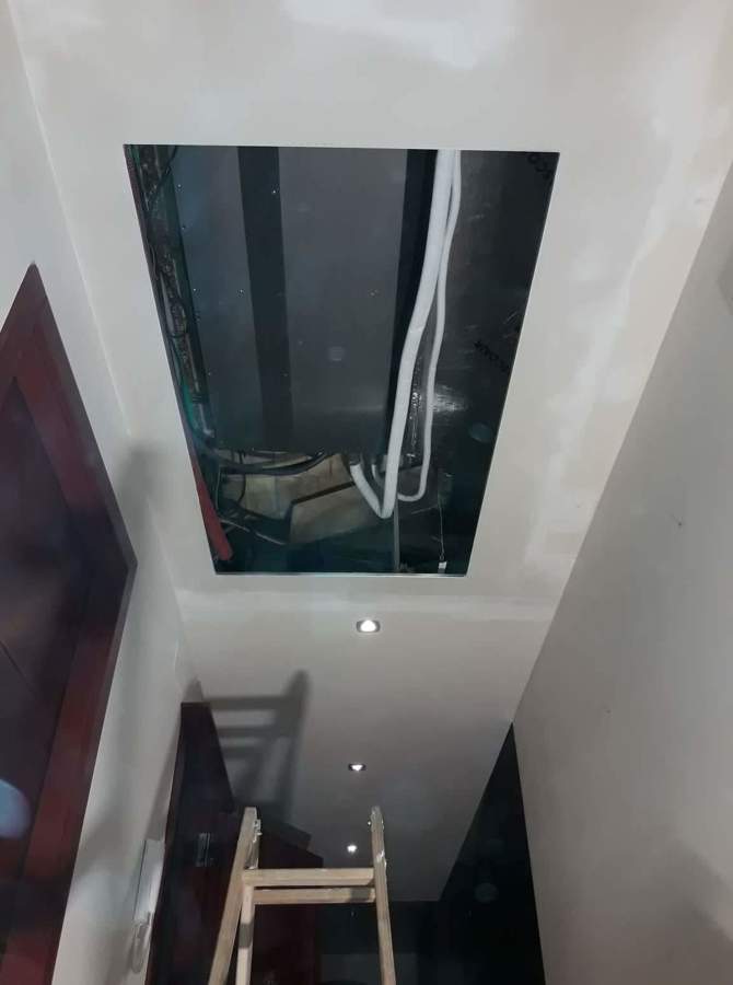 techo prefabricado rejistrable para aire acondicionado