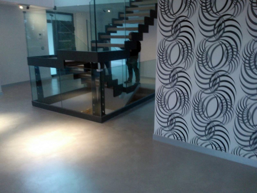 Recibidor / distribuidor microcemento