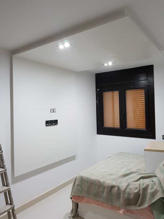 Decoración pared acabada