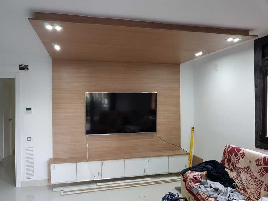 Decoración pared acabada