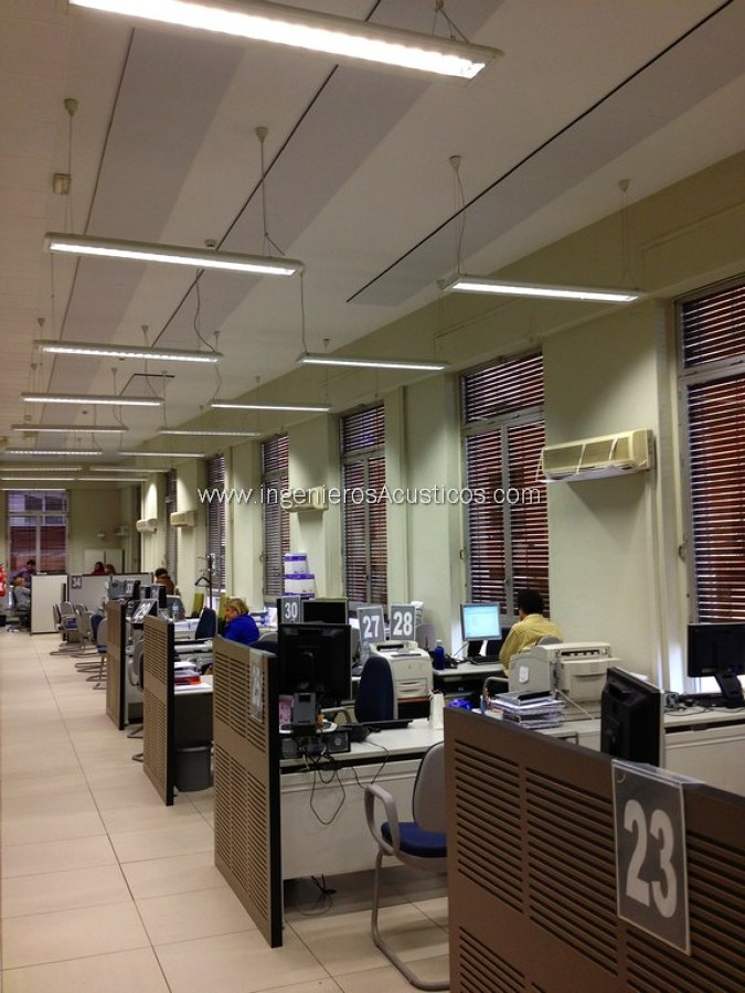 Reducir ruido en oficinas