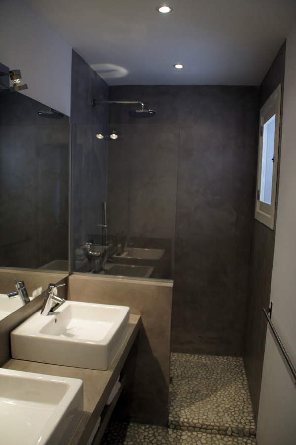 reforma con microcemento