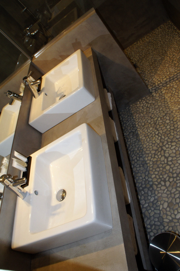 reforma con microcemento