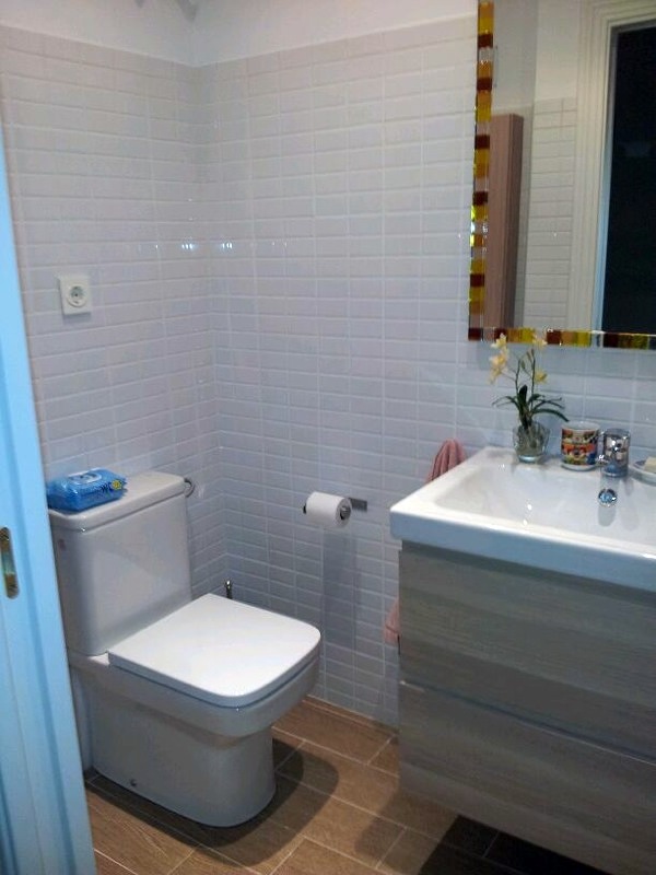 Reforma de baño y distribuidor en vivienda. Antequera (Málaga)