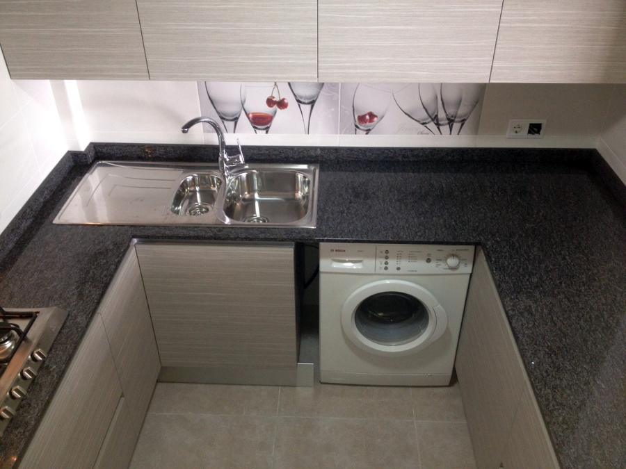 Reforma de cocina y ampliación en tacto claro 