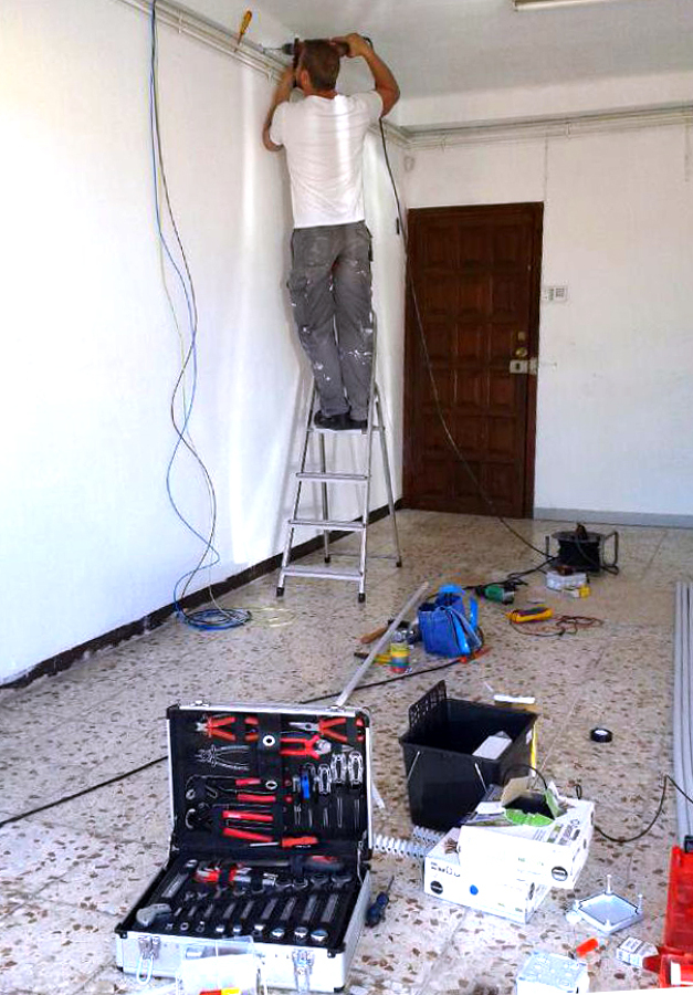 Reforma de instalación eléctrica en vivienda