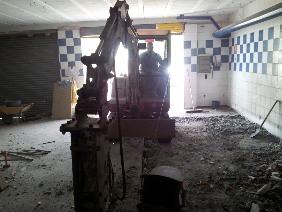 reforma de lavadero a oficinas