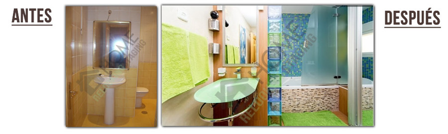 Reforma integral baño apartamento.