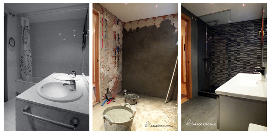 Reforma integral de cuarto de baño en Las Rozas