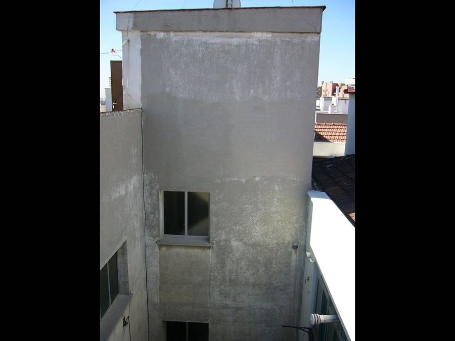 reforma de patio interior despues